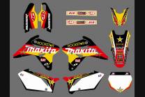 Kit de pegatinas compatible con per SUZUKI RMZ 450 2007 - MXPKAD13699