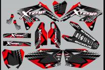 Kit Autocollants compatible avec per SUZUKI RMZ 450 2008 - 2017 - MXPKAD13700