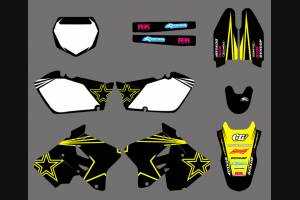 Kit Autocollants compatible avec per SUZUKI RM 125/250 2001 - 2008 - MXPKAD13692