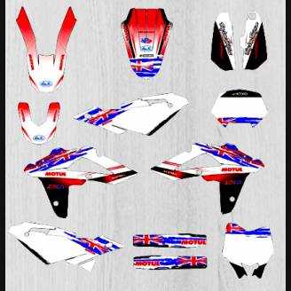 Kit adesivi compatibile con per HUSQVARNA TC 125/250 - FC 250/350/450 2008 - 2013 - MXPKAD13793