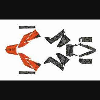 Aufkleber Satz kompatibel mit per KTM LC4 640 SUPERMOTO 2005 - MXPKAD13786