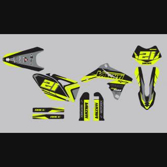 Kit adesivi compatibile con per SUZUKI RM 50 VALENTI 2013 - 2016 - MXPKAD13802