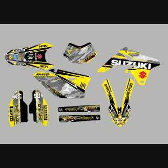 Kit Autocollants compatible avec per SUZUKI RM 50 VALENTI 2013 - 2016 - MXPKAD13802