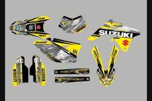 Kit Autocollants compatible avec per SUZUKI RM 50 VALENTI 2013 - 2016 - MXPKAD13802