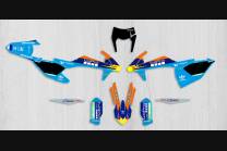 Kit Autocollants compatible avec per KTM EXC EXC-F 125 200 250 300 350 450 2017 - 2019 - MXPKAD13807