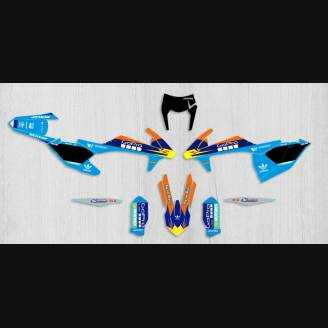 Sticker set compatible with per KTM EXC EXC-F 125 200 250 300 350 450 2017 - 2019 - MXPKAD13807