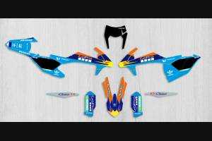 Aufkleber Satz kompatibel mit per KTM EXC EXC-F 125 200 250 300 350 450 2017 - 2019 - MXPKAD13807