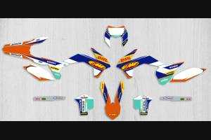 Sticker set compatible with per KTM EXC EXC-F 125 200 250 300 350 450 2016 - MXPKAD13816