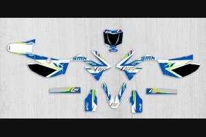 Kit Autocollants compatible avec per TM 4T SMX/SMR 450/300 2015 -2019 - MXPKAD13836