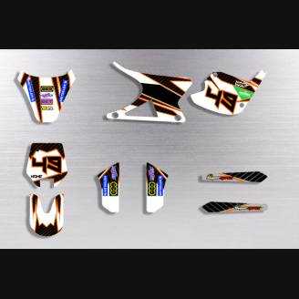 Sticker set compatible with per POLINI XP4 2007 - 2017 - MXPKAD13614