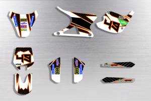 Kit de pegatinas compatible con per POLINI XP4 2007 - 2017 - MXPKAD13614