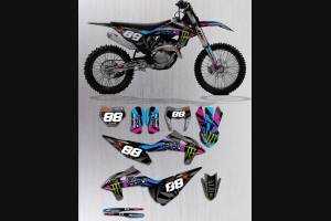 Sticker set compatible with per KTM EXC EXC-F 125 200 250 300 350 450 2020 - 2021 - MXPKAD13811