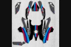 Kit de pegatinas compatible con per BMW G450X 2008 - 2011 - MXPKAD13857