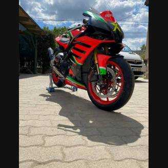 Lackierte Rennverkleidung Aprilia RSV4 2015 - 2020 + Schrauben, Schnellverschlüsse - MXPCRV11850