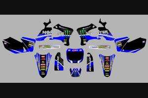 Kit de pegatinas compatible con per YAMAHA YZF 250 450 2003 - 2005 - MXPKAD13677