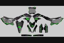 Kit Autocollants compatible avec per KAWASAKI KXF 450 2016 - 2018 - MXPKAD13665 2