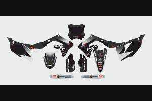 Kit Autocollants compatible avec per KAWASAKI KXF 250 2021 - MXPKAD13740