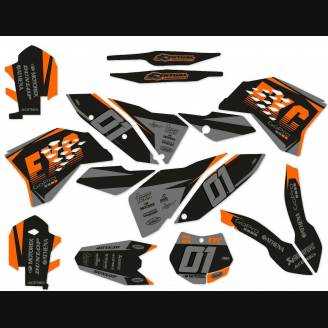 Kit Autocollants compatible avec per KTM EXC EXC-F 125 200 250 450 2008 - 2011 - MXPKAD13951