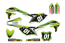 Kit Autocollants compatible avec per KAWASAKI KXF 450 2016 - 2018 - MXPKAD13952