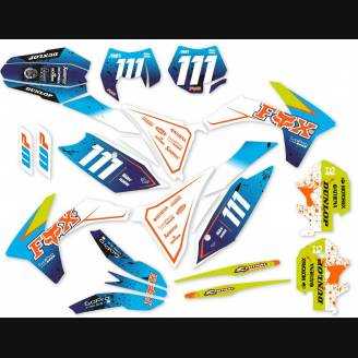 Kit adesivi compatibile con per KTM EXC EXC-F 125 200 250 350 450 2012 - 2013 - MXPKAD13435