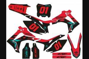 Kit Autocollants compatible avec per Honda CRF 250 2014 - 2017 - MXPKAD13968