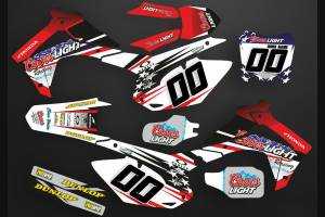 Aufkleber Satz kompatibel mit per Honda CRF 450 2013 - 2016 - MXPKAD13969