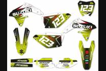 Kit Autocollants compatible avec per SUZUKI RMZ 450 2008 - 2017 - MXPKAD13782