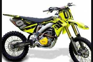 Kit de pegatinas compatible con per SUZUKI RMZ 450 2008 - 2017 - MXPKAD14037