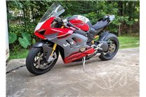 Painted street fairings in abs compatible with Ducati Panigale V4 V4S for Akrapovic exhaust 2020 -2021 - MXPCAV14043