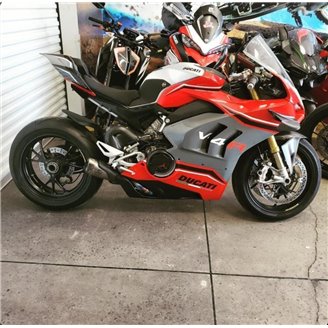 Carenage abs pour la roue avec peinture avec Ducati Panigale V4 V4S Akrapovic Échappement 2020 - 2021 - MXPCAV14043