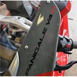 Painted street fairings in abs compatible with Ducati Panigale V4 V4S for Akrapovic exhaust 2020 -2021 - MXPCAV14043