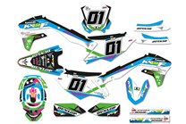Sticker set compatible with per KAWASAKI KXF 450 2016 - 2018 - MXPKAD14067