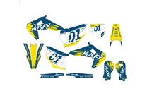 Kit Autocollants compatible avec per HUSQVARNA TE 150/250/300 FE 250/350/450/501 2020 - 2021 - MXPKAD14081