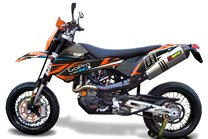 Kit Autocollants compatible avec per KTM 690 SMC 2008-2011 - MXPKAD14087 2
