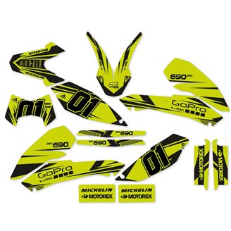 Sticker set compatible with per KTM 690 SMC 2008-2011 - MXPKAD14088