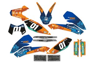 Aufkleber Satz kompatibel mit per KTM 690 SMC 2008-2011 - MXPKAD14089