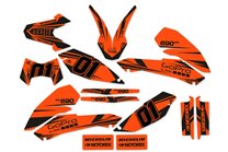 Sticker set compatible with per KTM 690 SMC 2008-2011 - MXPKAD14090