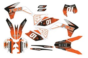 Sticker set compatible with per KTM EXC EXC-F 125 200 250 350 450 2012 - 2013 - MXPKAD14091