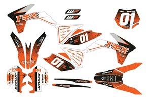 Kit Autocollants compatible avec per KTM SX 125 200 250 300 350 450 2013 2016 - MXPKAD14092