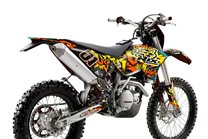 Kit Autocollants compatible avec per KTM EXC EXC-F 125 200 250 350 450 2012 - 2013 - MXPKAD14098 2