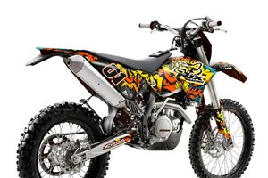 Kit Autocollants compatible avec per KTM EXC EXC-F 125 200 250 350 450 2012 - 2013 - MXPKAD14098