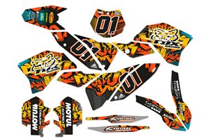 Kit Autocollants compatible avec per KTM EXC EXC-F 125 200 250 350 450 2012 - 2013 - MXPKAD14098