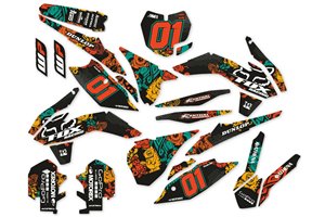Sticker set compatible with per KTM SX 125 200 250 300 350 450 2013 2016 - MXPKAD14105