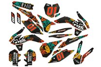 Kit Autocollants compatible avec per KTM EXC EXC-F 125 200 250 350 450 2012 - 2013 - MXPKAD14106