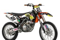 Kit Autocollants compatible avec per KTM EXC EXC-F 125 200 250 350 450 2012 - 2013 - MXPKAD14107 2