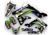 Sticker set compatible with per KAWASAKI KXF 450 2019 - 2021 - MXPKAD14111