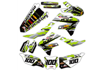 Kit Autocollants compatible avec per KAWASAKI KXF 250 2004 - 2005 - MXPKAD14118