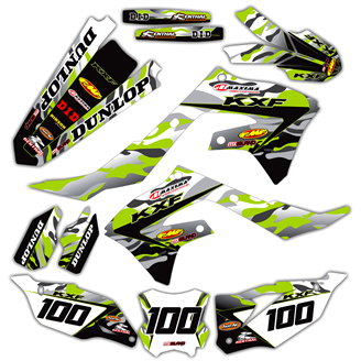 Sticker set compatible with per KAWASAKI KXF 250 2004 - 2005 - MXPKAD14118