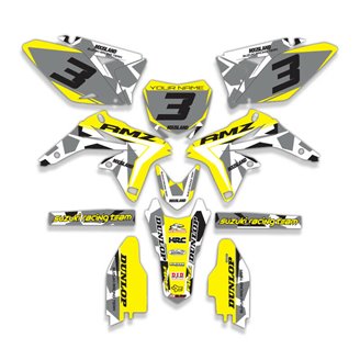 Kit de pegatinas compatible con per SUZUKI RMZ 250 2019 - 2021 - MXPKAD14121