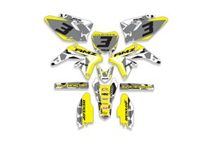 Kit adesivi compatibile con per SUZUKI RMZ 250 2019 - 2021 - MXPKAD14121